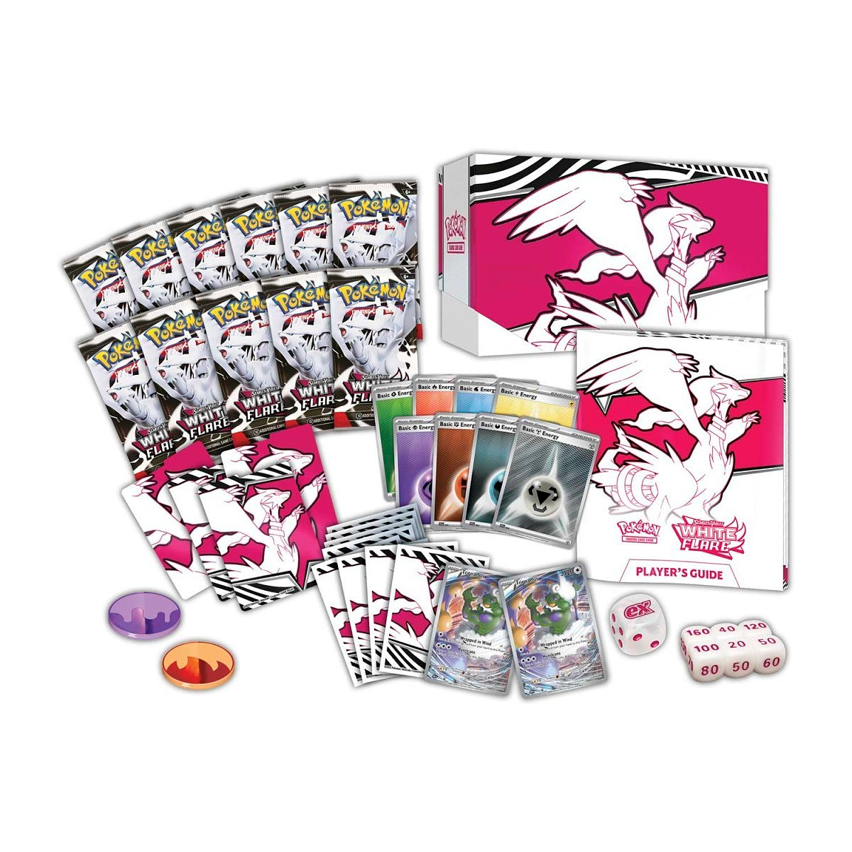 Pokemon Trading Card Game: Scarlet & Violet White Flare Elite Trainer Box (Pokemon Center Exculsive)