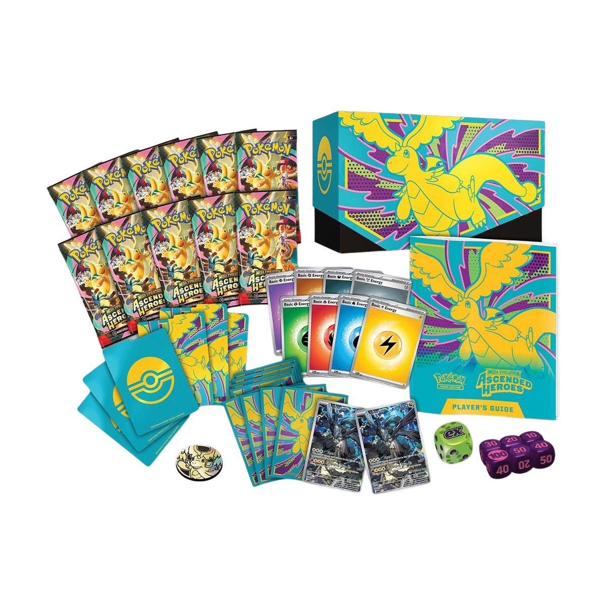 Pokemon Trading Card Game: Mega Evolutions Ascended Heroes Elite Trainer Box (Pokemon Center Exclusive)